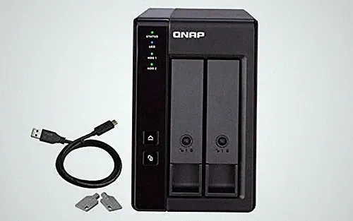 Qnap TR002US 2 Bay USB-C DAS w/ Hardware RAID - 2 x HDD
