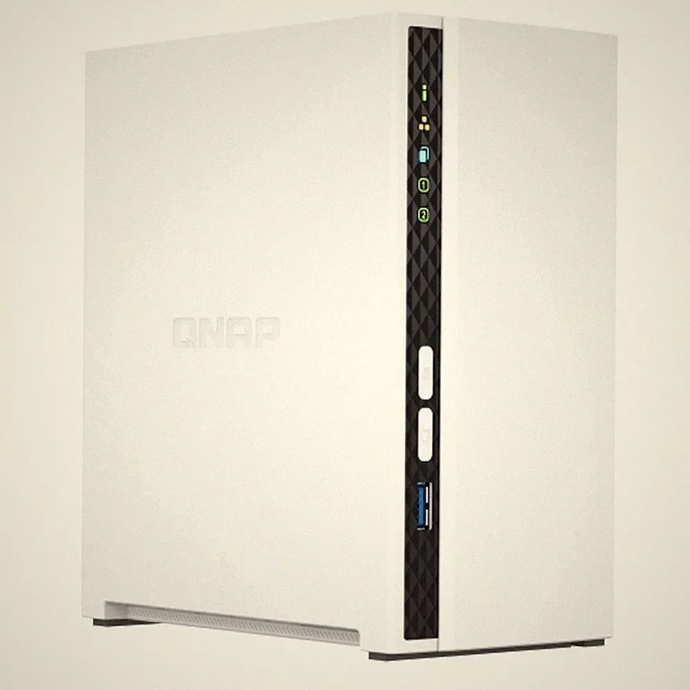 QNAP TS 233 US 2 Bay Affordable Desktop NAS with ARM Cortex A55 Quad core Proces